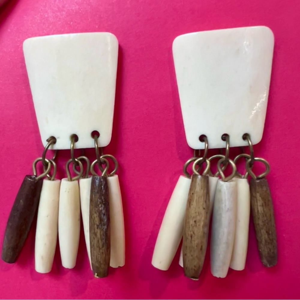 Vintage Tribal Dangle Earrings
